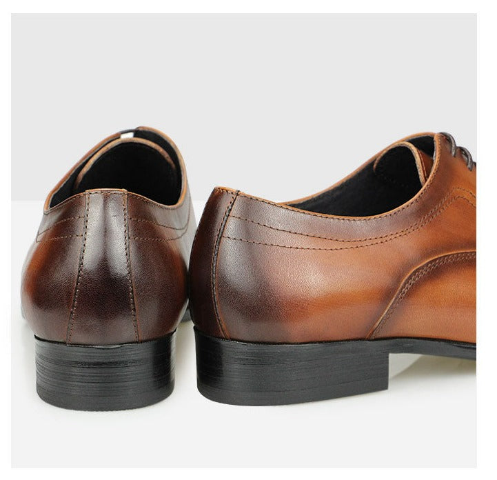 Leather Black Brown Formal Business Shoes