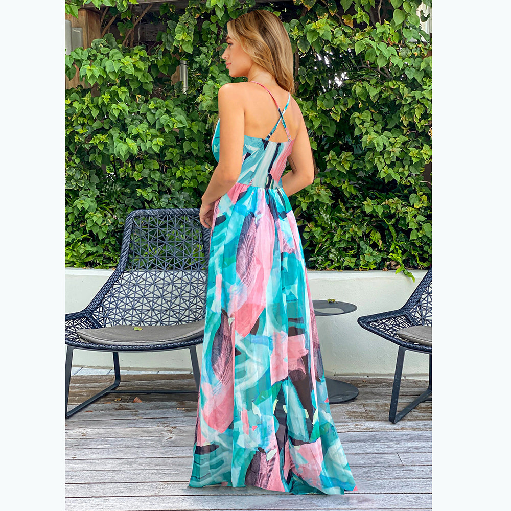 Elegant Bohemian Summer Dress Maxi Dress