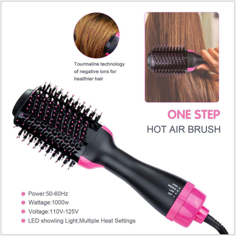 Hair Dryer Straightener Brush