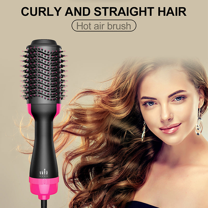 Hair Dryer Straightener Brush