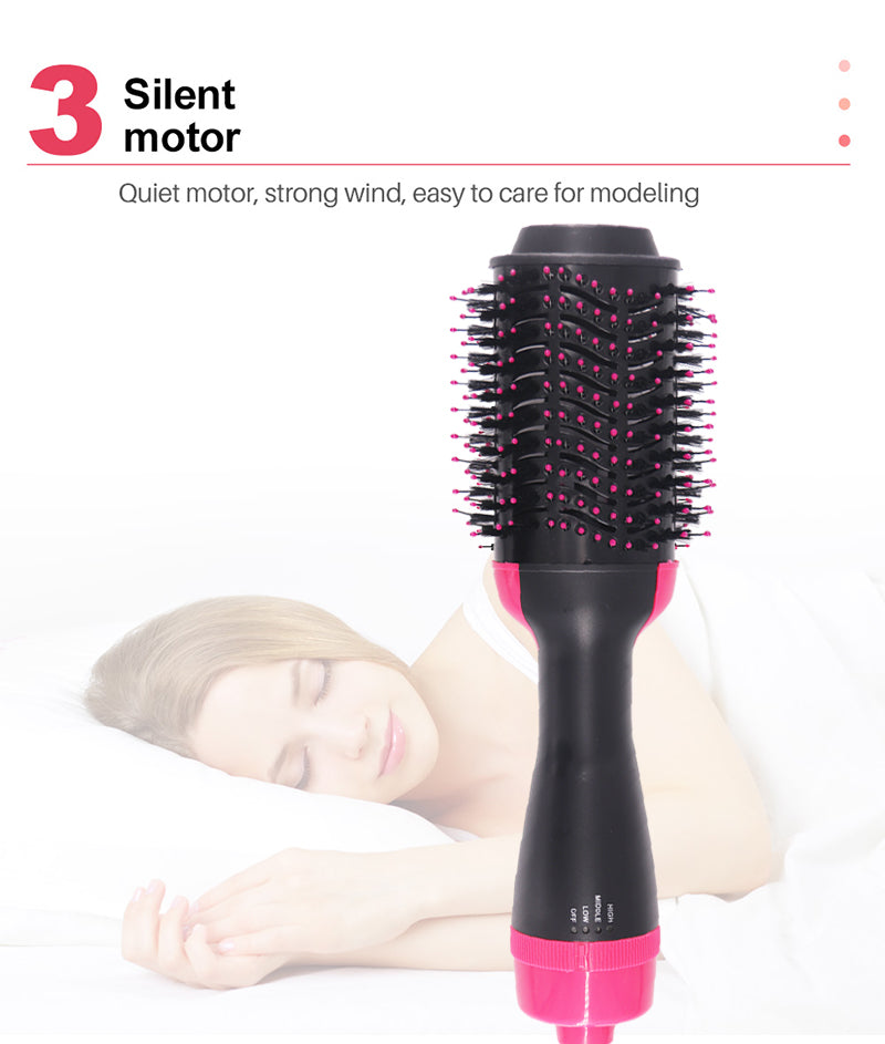 Hair Dryer Straightener Brush