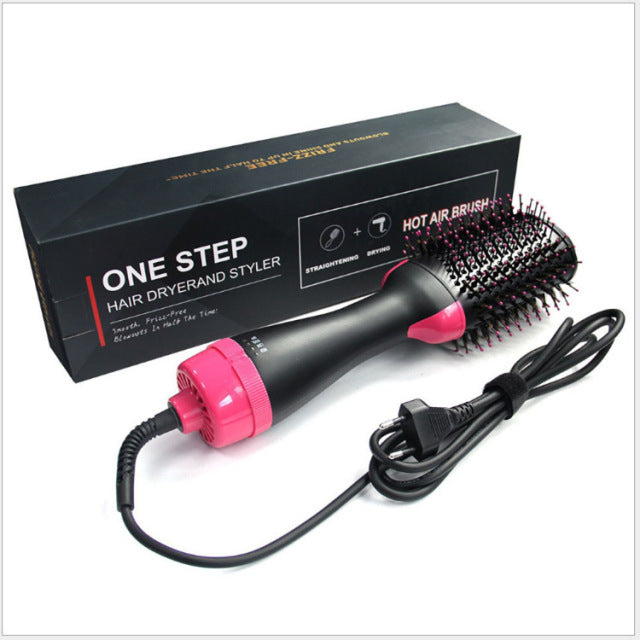 Hair Dryer Straightener Brush