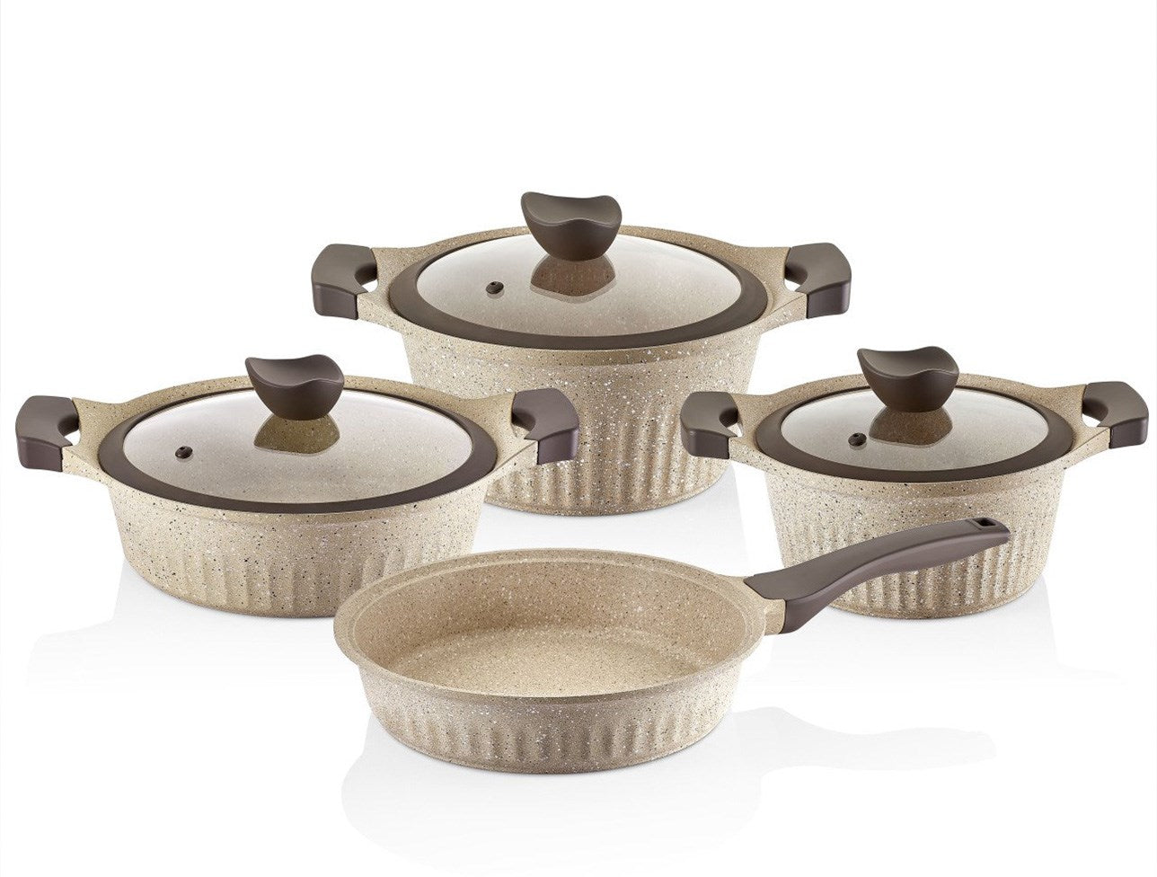 Cool Line Creamy 7 Cookware Set