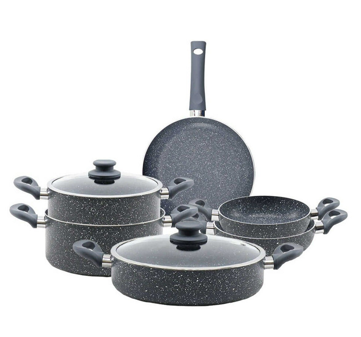 Made in Turkey Granite Pot and Pan Non-Stick Pots Set